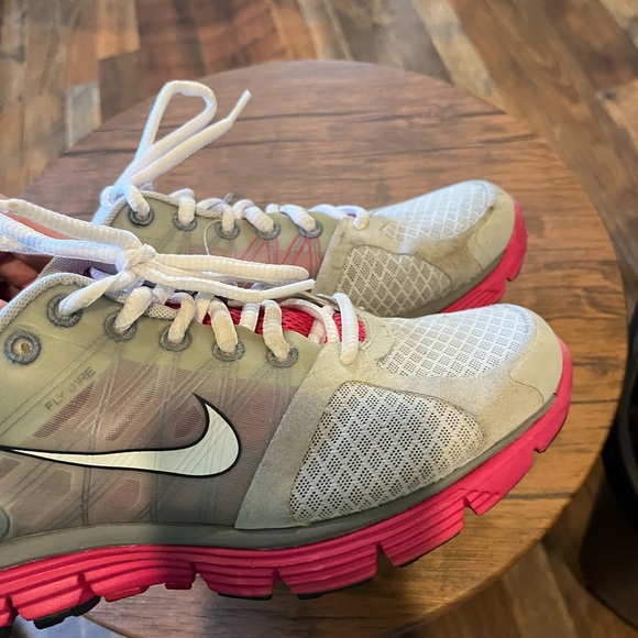 Nike Lunarglide 2 Womens Sneakers Size 8 Gray/White/Pink - Picture 13 of 16